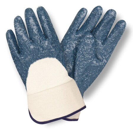 Cordova Supported, Nitrile, Rough, Lined Jersey Gloves, Palm Coated, 9, 12PK 6850R-9